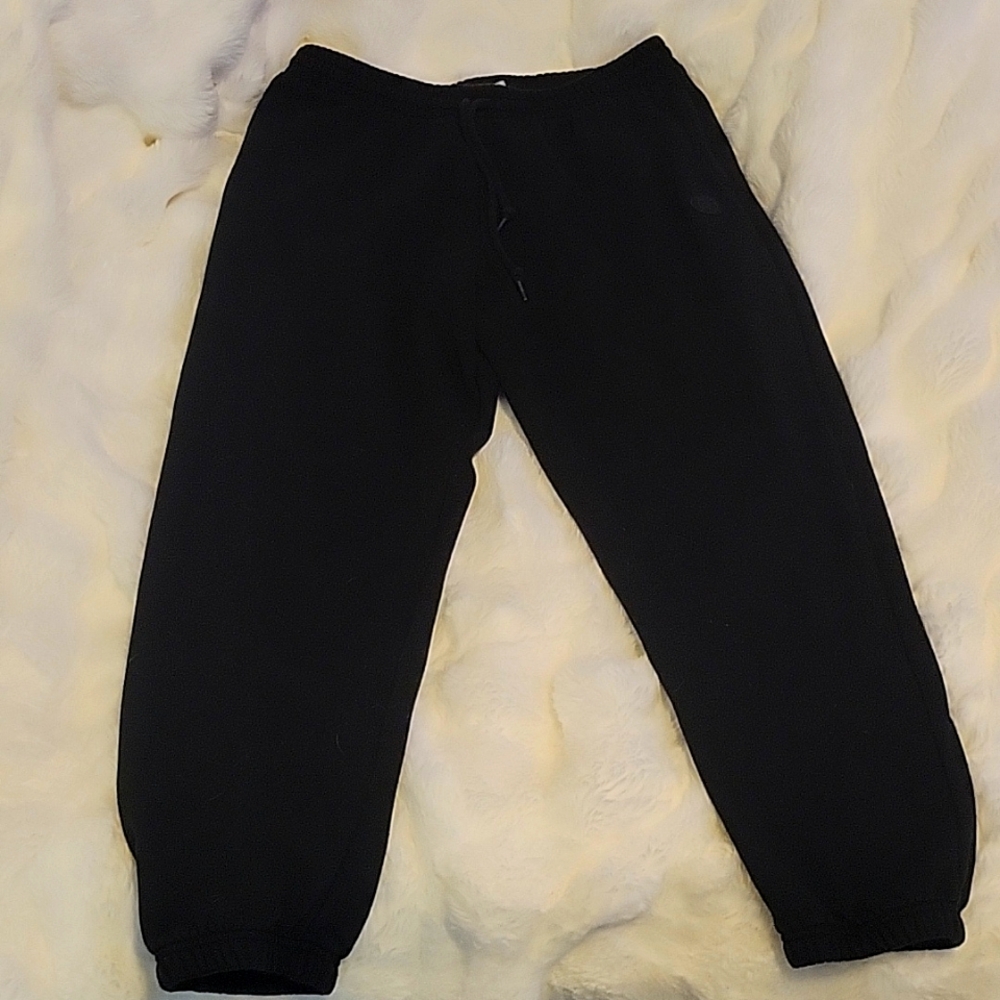 Victoria's Secret Pink IVY FLEECE SLIM SWEATPANTS (in black) size M - Picture 2 of 4